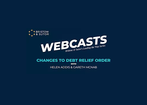 Changes To Debt Relief Order